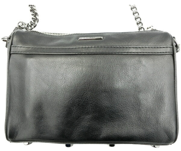 Rebecca Minkoff/レベッカミンコフ レザー チェーン ショルダーバッグ 中古 ブラック 黒 レディース 鞄