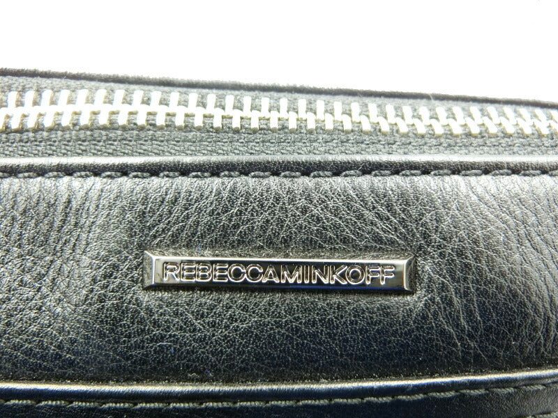 Rebecca Minkoff/レベッカミンコフ レザー チェーン ショルダーバッグ 中古 ブラック 黒 レディース 鞄