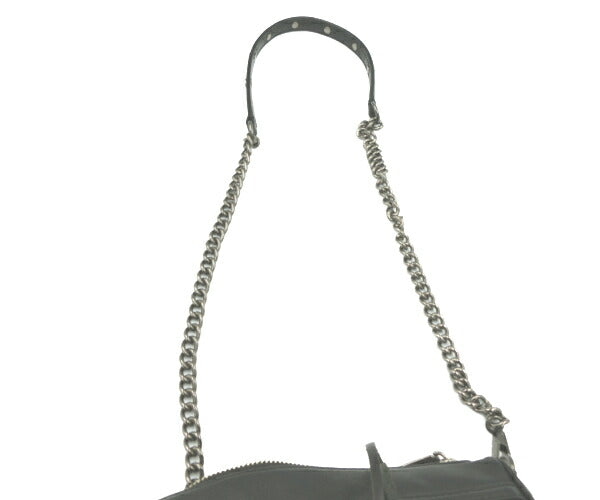 Rebecca Minkoff/レベッカミンコフ レザー チェーン ショルダーバッグ 中古 ブラック 黒 レディース 鞄