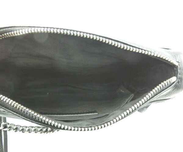 Rebecca Minkoff/レベッカミンコフ レザー チェーン ショルダーバッグ 中古 ブラック 黒 レディース 鞄