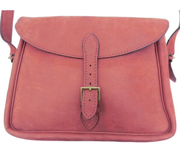 Charles et Charlus シャルル エ シャルリュス レザー ショルダーバッグ 中古 スウェード レッド 赤 本革 鞄