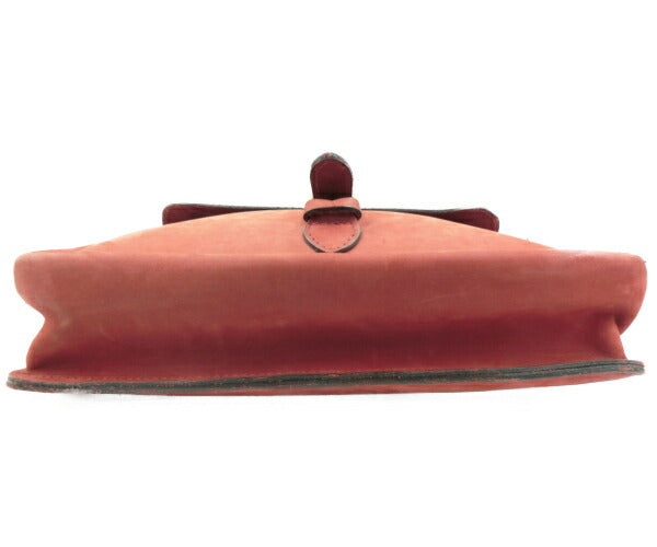 Charles et Charlus シャルル エ シャルリュス レザー ショルダーバッグ 中古 スウェード レッド 赤 本革 鞄