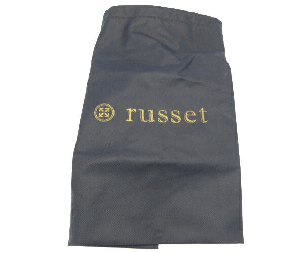 russet ラシット ナイロン ショルダーバッグ 中古 ブラウン 茶 ロゴ レディース 鞄 カジュアル