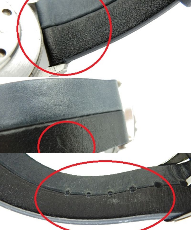 NIXON ニクソン THE SENTRY38 クォーツ腕時計 中古 A377-1938 アナログ ブラック ブルー メンズ レザー カジュアル