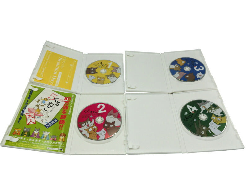 季節のくるねこ便 1~4巻 春夏秋冬 中古 アニメ 猫 キャラクター 日常 DVD