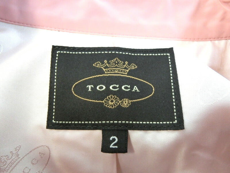 TOCCA ライトコート 2(M) ピンク 中古 トッカ アパレル レディース ファッション おしゃれ