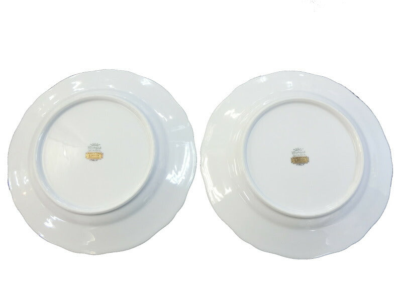 Richard Ginori イタリアンフルーツ 24cm プレート ペア 中古 リチャードジノリ 洋食器 大皿 盛皿