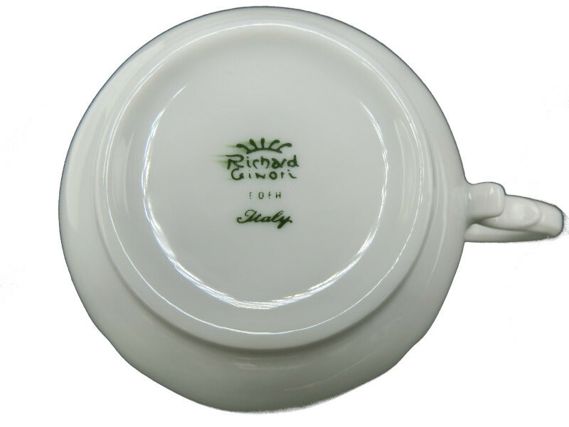 未使用 Richard Ginori ティーカップ&ソーサー 中古 食器 洋食器 陶器 リチャードジノリ