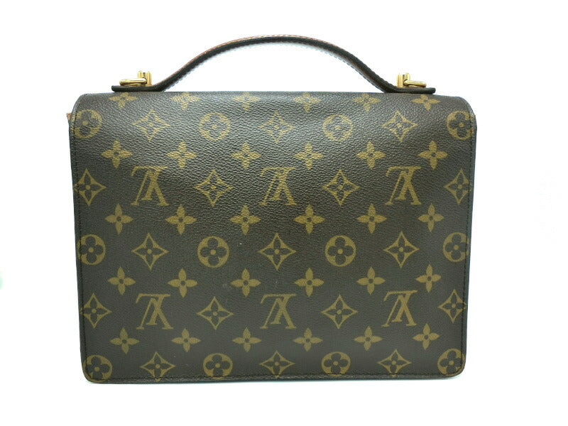 LOUIS VUITTON モノグラム モンソー ハンドバッグ M51185 中古 ルイヴィトン ファッション おしゃれ 鞄