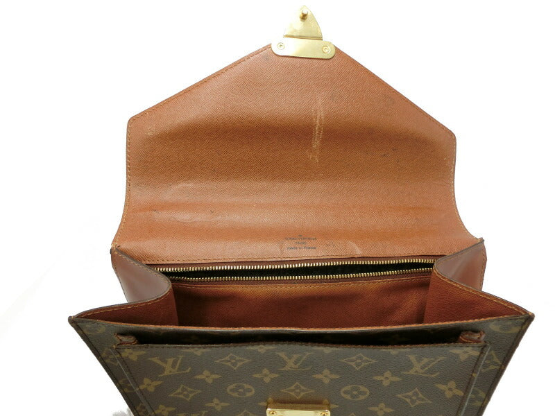 LOUIS VUITTON モノグラム モンソー ハンドバッグ M51185 中古 ルイヴィトン ファッション おしゃれ 鞄