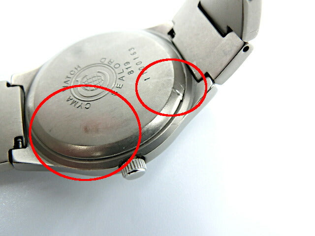 CYMA シーマ クォーツ 腕時計 中古 アナログ ステンレススチール シルバー メンズ