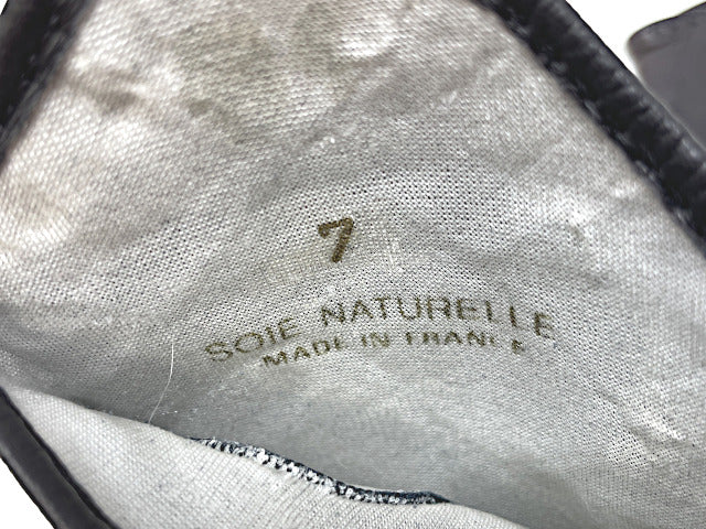 CHANEL シャネル ラムスキン グローブ 中古 手袋 羊革 レディース 本革 レザー ブラック ブランド
