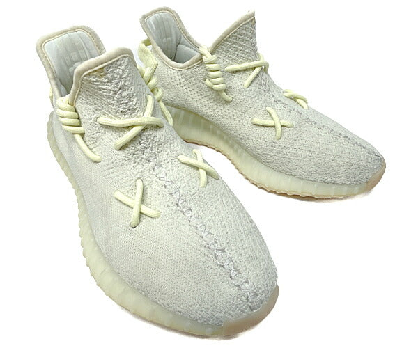 adidas アディダス YEEZY BOOST 350 V2 BUTTER 27cm 中古 F36980 ローカットスニーカー イエロー 黄 メンズ 靴