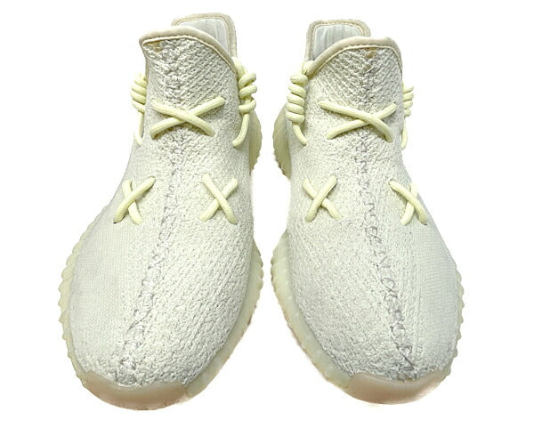 adidas アディダス YEEZY BOOST 350 V2 BUTTER 27cm 中古 F36980 ローカットスニーカー イエロー 黄 メンズ 靴
