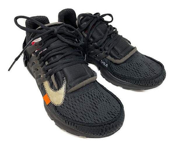 NIKE OFF-WHITE ナイキ オフホワイト AIR PRESTO 27cm 中古 AA3830-002 エアプレスト ローカットスニーカー メンズ ブラック