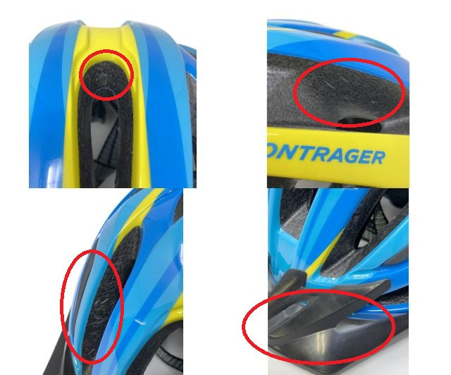BONTRAGER ロードバイク ヘルメット 55~61cm 中古 ボントレガー M/L アジアフィット 自転車 スポーツ ブランド