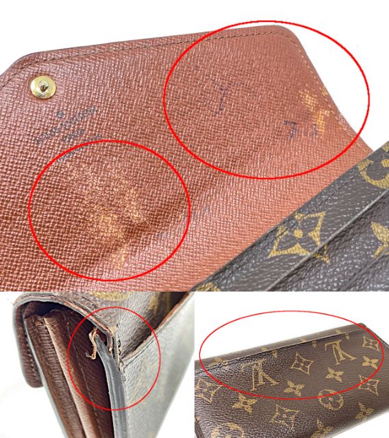 LOUIS VUITTON ルイヴィトン モノグラム ポルトフォイユ サラ M60531 中古 CA0144 二つ折り長財布 ブランド ウォレット ユニセックス
