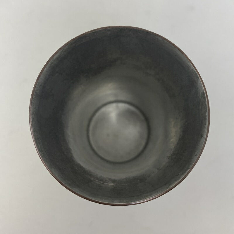 玉川堂 鎚起銅器 ビールカップ 黒色 中古 酒器 和食器 コップ おしゃれ 和風 小さめ ミニ