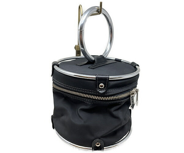 Jean Paul Gaultier ジャンポールゴルチエ バニティ バッグ 中古 ポーチ ハンドバッグ ミニ 小さめ ナイロン レディース ブラック