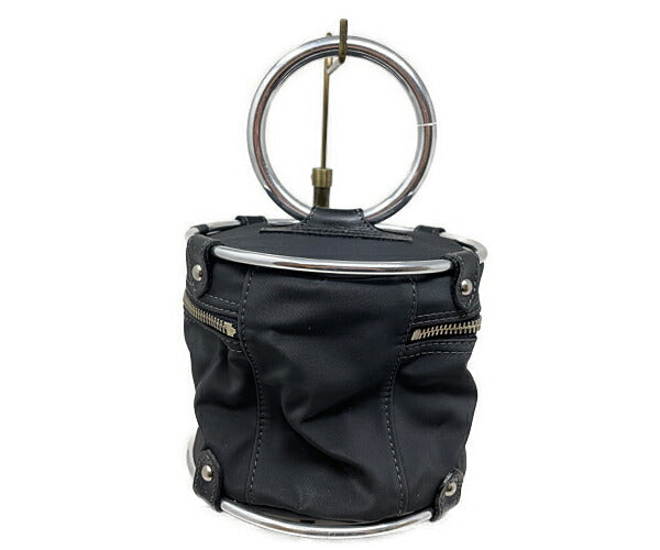 Jean Paul Gaultier ジャンポールゴルチエ バニティ バッグ 中古 ポーチ ハンドバッグ ミニ 小さめ ナイロン レディース ブラック
