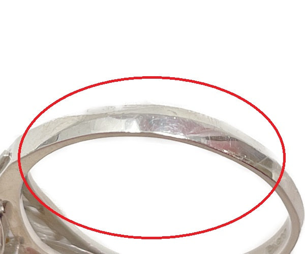 Pt900 ダイヤ0.03ct サファイヤ 0.43ct リング 12号 中古 アクセサリー ジュエリー レディース ダイヤモンド プラチナ
