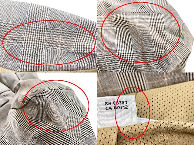 adidas Y-3 アディダス ワイスリー コットン テーラードジャケット Sサイズ 中古 チェック グレー メンズ 綿 YOHJI YAMAMOTO ヨウジヤマモト