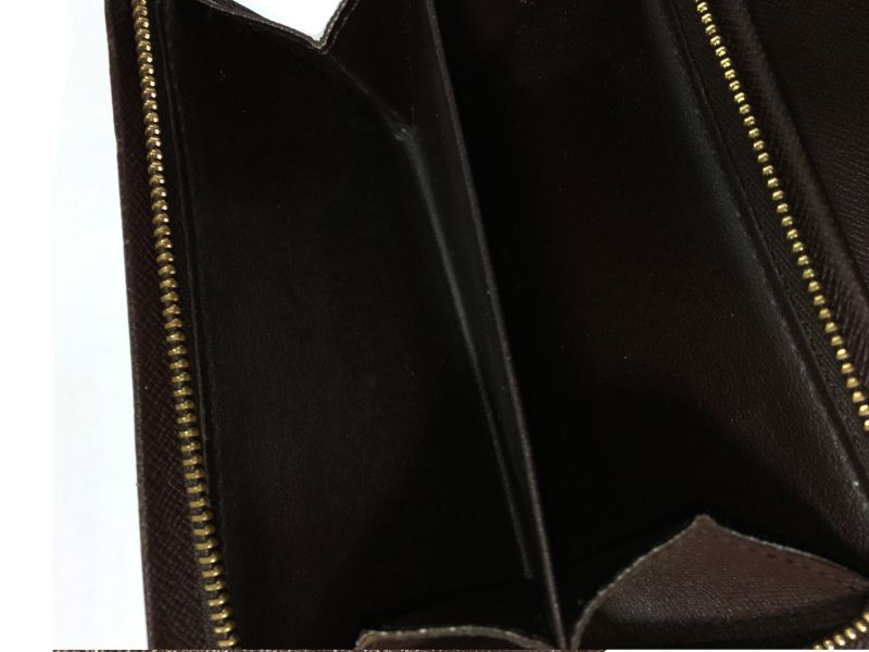 LouisVuitton ダミエ ポルトフォイユトレゾール N61736 中古 ルイヴィトン ブランド コンパクト財布 小物 服飾