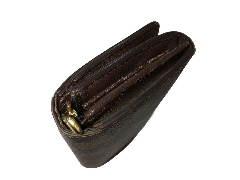 LouisVuitton ダミエ ポルトフォイユトレゾール N61736 中古 ルイヴィトン ブランド コンパクト財布 小物 服飾