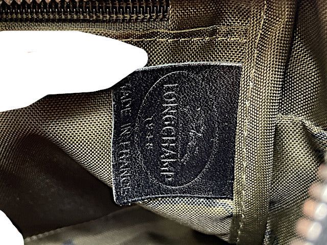 LONGCHAMP ロンシャン レザー ハンドバッグ 中古 ブラック 黒 レディース 鞄 ブランド 小さめ ミニ おしゃれ