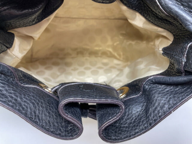 Kate spade ケイトスペード レザー ショルダーバッグ 中古 ブラック 黒 レディース ブランド 鞄 ミニ 小さめ かわいい