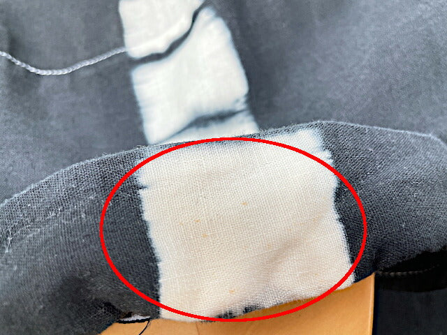 ISSEY MIYAKE イッセイミヤケ 麻混 シャツ Mサイズ 中古 ブラック 黒 総柄 メンズ ブランド モード おしゃれ