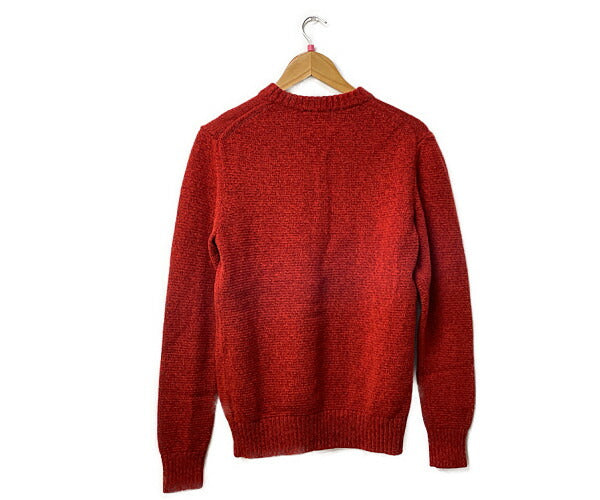 MACKINTOSH PHILOSOPHY マッキントッシュフィロソフィー ウール混 ニット セーター 38 中古 レッド 赤 Mサイズ メンズ 冬物 カジュアル おしゃれ ブランド