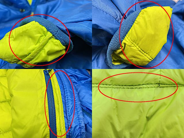 berghaus バーグハウス マウント アスガルド ハイブリッド ジャケット Lサイズ 中古 20590 ダウン ブルー 青 メンズ MT ASGARD HYBR II DWN JKT