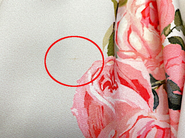 Blugirl ブルーガール フレアスカート 42 中古 Mサイズ 花柄 フラワー バラ レディース ブランド おしゃれ