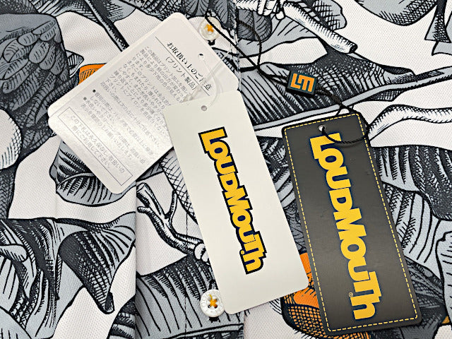 LOUDMOUTH ラウドマウス ワンピース Mサイズ 中古 ゴルフウェア 鳥 バード ホワイト レディース ブランド おしゃれ