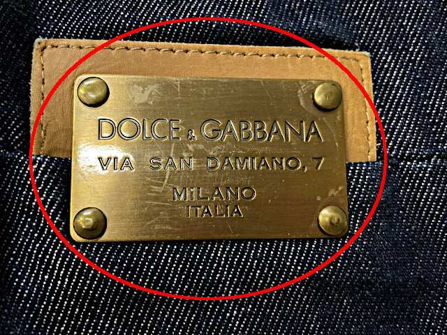 DOLCE & GABBANA ドルチェ & ガッバーナ デニムパンツ 44 中古 ジーパン Sサイズ ドルガバ メンズ ボトムス ブランド おしゃれ