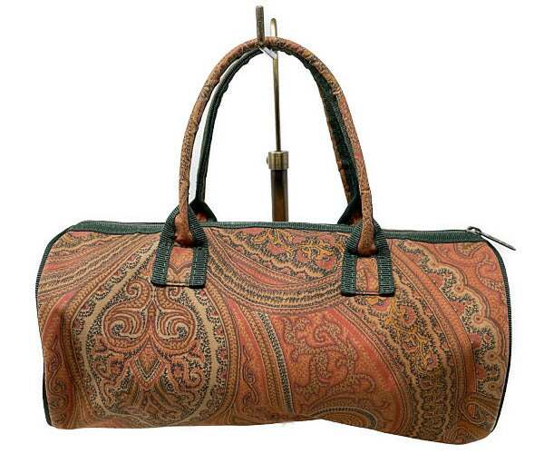 ETRO エトロ ハンドバッグ 中古 ペイズリー ブラウン 茶 ミニ ブランド 鞄 おしゃれ レディース