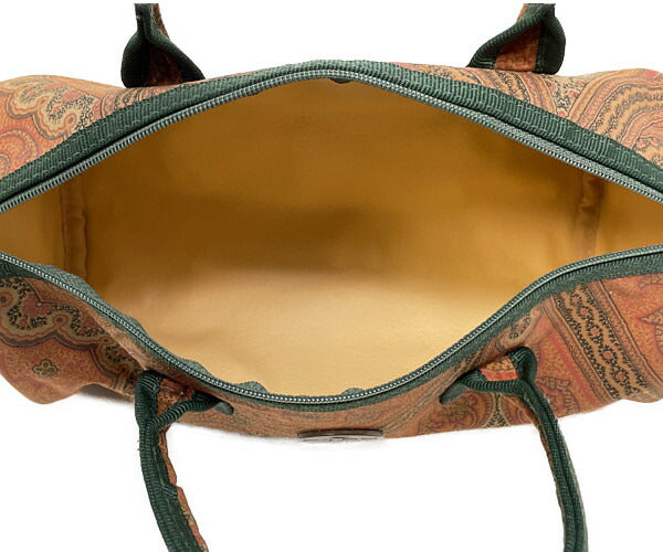 ETRO エトロ ハンドバッグ 中古 ペイズリー ブラウン 茶 ミニ ブランド 鞄 おしゃれ レディース