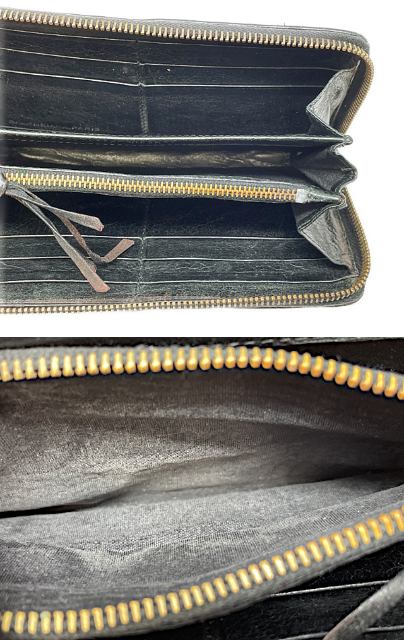 BALENCIAGA バレンシアガ クラシックコンチネンタル レザー ラウンドファスナー 長財布 中古 235036・1000・531053 ブラック 黒 メンズ ブランド ウォレット