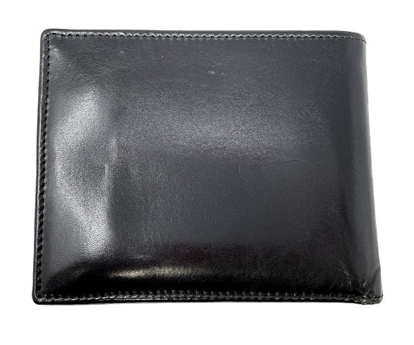 GUCCI グッチ レザー 二つ折り財布 中古 162842 2091 ブラック 黒 メンズ ブランド ウォレット おしゃれ