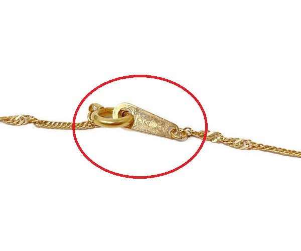 K18 ブラックパール 6.9mm ネックレス 中古 アクセサリー ジュエリー 黒真珠 ゴールド 18金 レディース