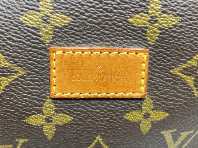 LOUIS VUITTON ルイヴィトン モノグラム ソミュール30 M42256 中古 AR0921 ショルダーバッグ ブラウン 茶 鞄 ブランド ユニセックス
