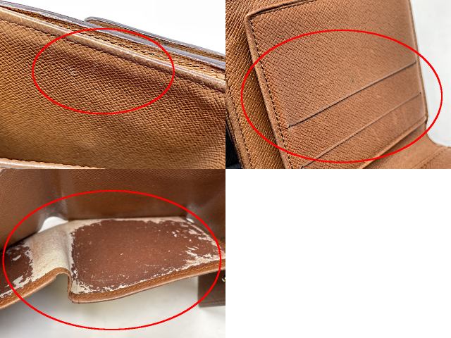 LOUIS VUITTON ルイヴィトン モノグラム ポルトフォイユ エリーズ M61654 中古 TH0964 三つ折り財布 ブランド Wホック ウォレット ユニセックス