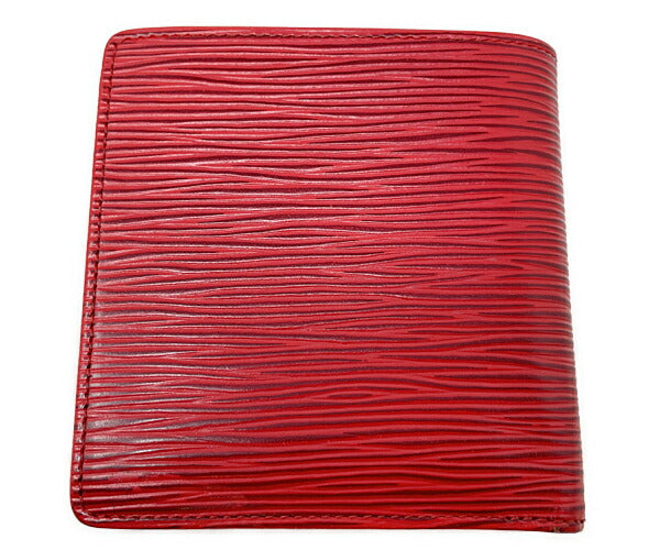 LOUIS VUITTON ルイヴィトン エピ ポルトフォイユ マルコ M63547 中古 MI0951 二つ折り財布 カスティリアンレッド 赤 ウォレット