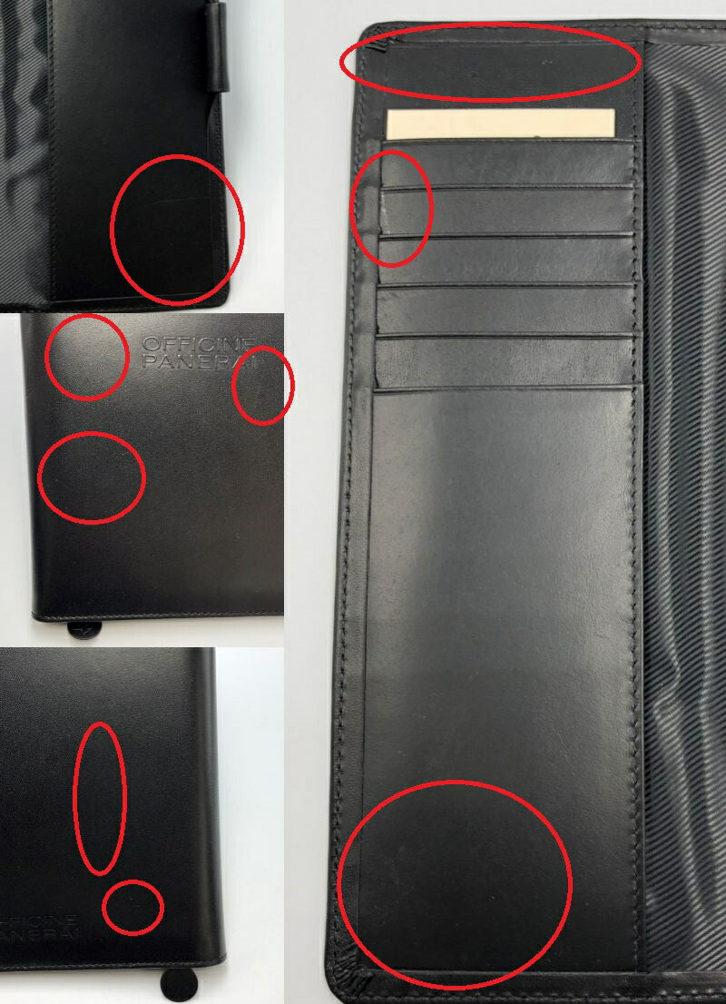 OFFICINE PANERAI オフィチーネ パネライ 牛革 手帳カバー & ノート & 鉛筆 中古 文具 非売品 腕時計ブランド レザー