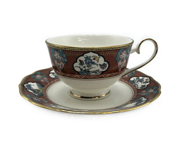 未使用品 MIKASA 古伊万里 カップ&ソーサー 5客 セット 中古 ミカサ KOIMARI 洋食器 ティー コーヒー おしゃれ