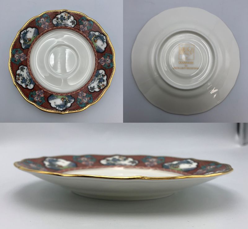 未使用品 MIKASA 古伊万里 カップ&ソーサー 5客 セット 中古 ミカサ KOIMARI 洋食器 ティー コーヒー おしゃれ