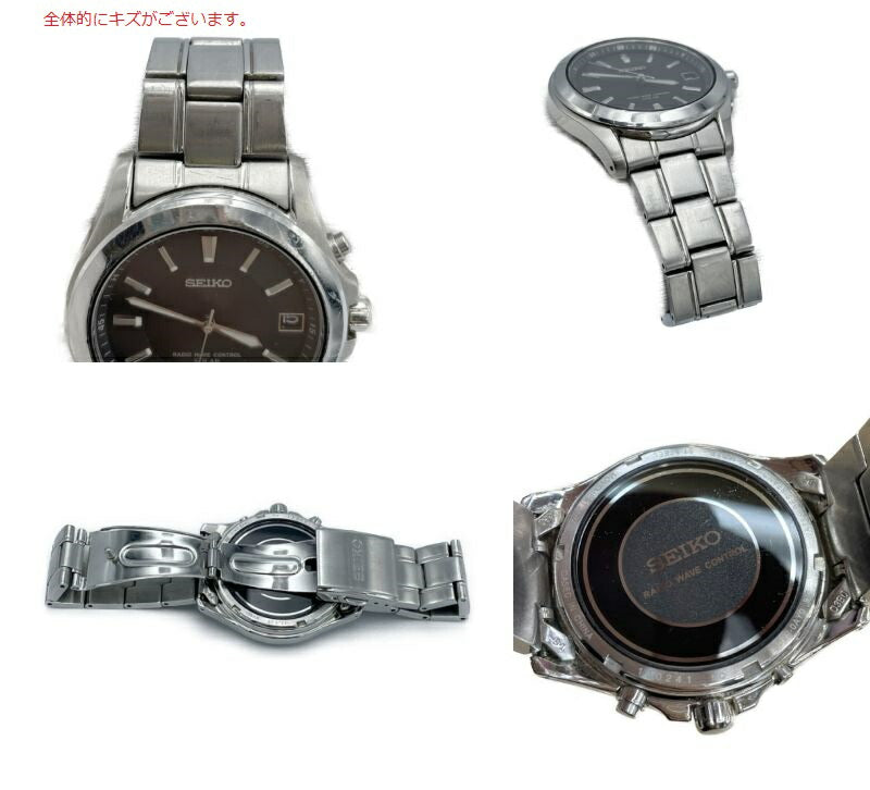 SEIKO スピリット ソーラー 腕時計 7B22-0AY0 SBTM017 中古 セイコー アナログ 日付 ステンレススチール メンズ ビジネス