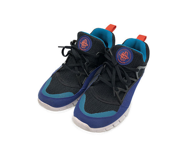 NIKE ナイキ FREE HUARACHE LIGHT スニーカー 24cm 中古 フリーハラチライト ローカット ランニング シューズ ブルー 青