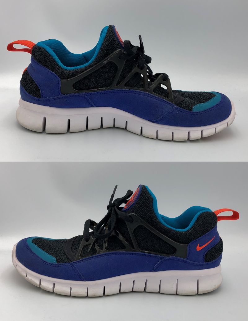 NIKE ナイキ FREE HUARACHE LIGHT スニーカー 24cm 中古 フリーハラチライト ローカット ランニング シューズ ブルー 青